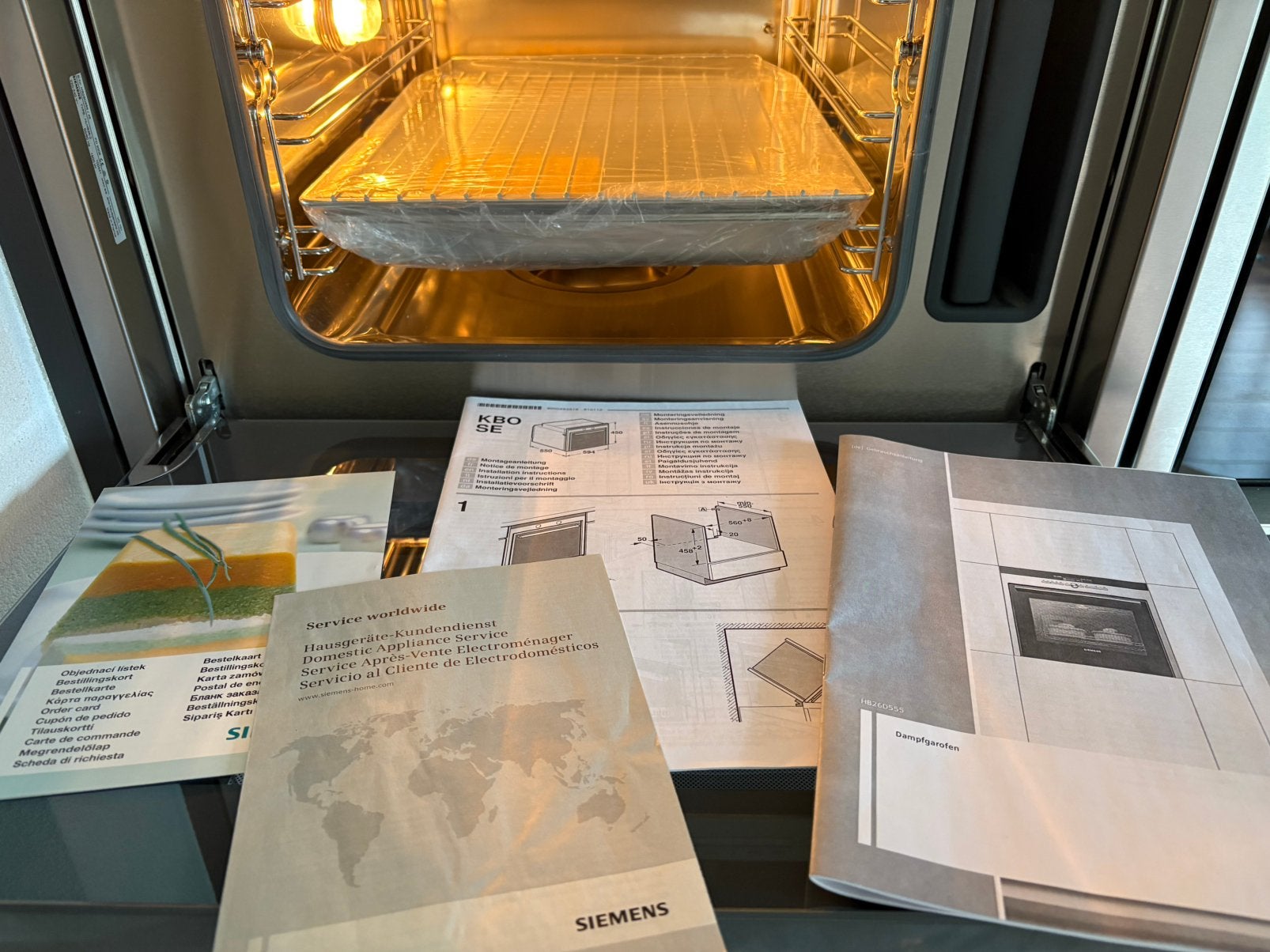 !Nieuw! Stoomoven siemens HLHB26-2 nooit gebruikt!, Witgoed en Apparatuur, Ophalen, Nieuw, Oven met grill