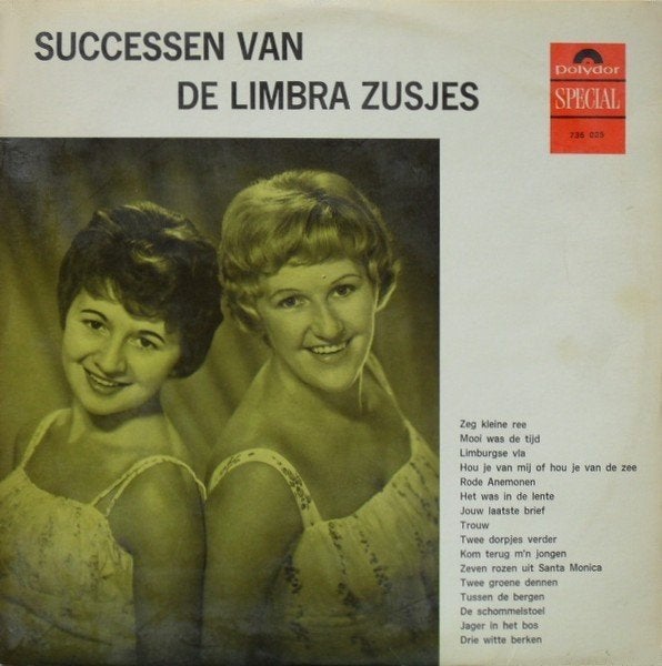 Ruil of koop De Limbra Zusjes Successen van (LP Polydor), Cd's en Dvd's, Gebruikt, Ophalen of Verzenden, Levenslied of Smartlap