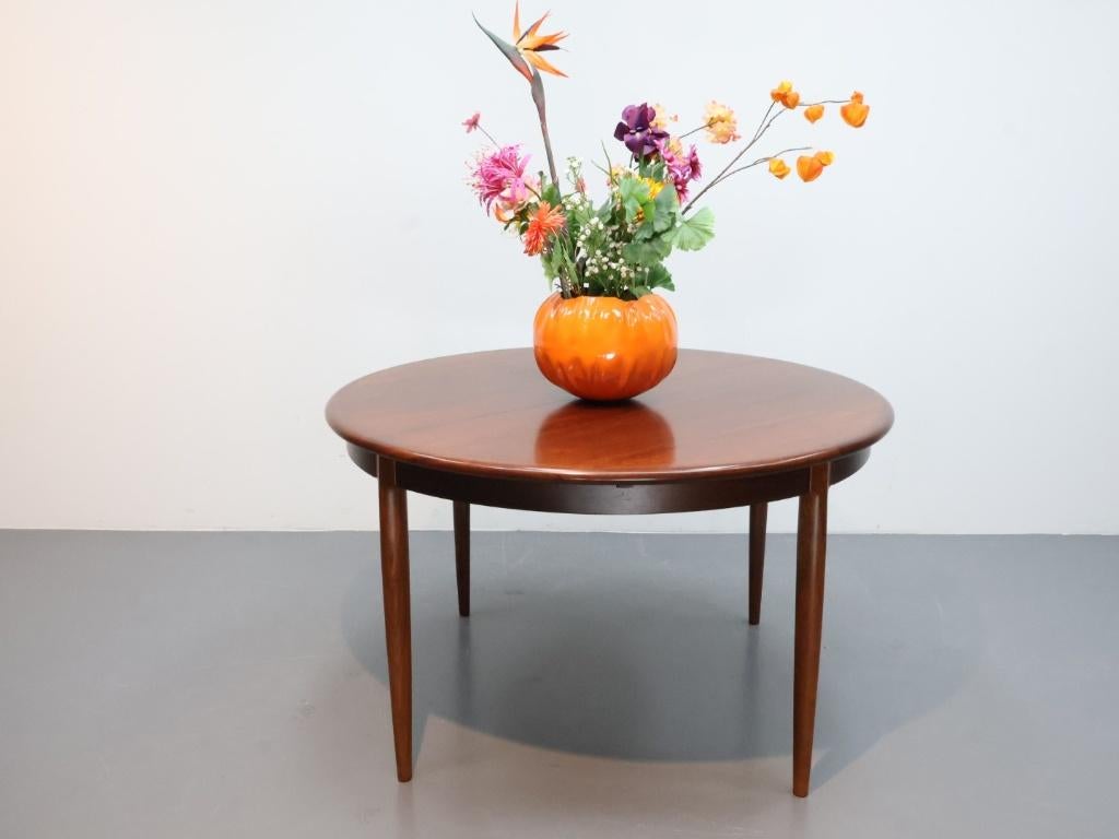 Vintage eettafel | Niels Otto Moller | Palissander, Ophalen, Gebruikt, 100 tot 150 cm, .