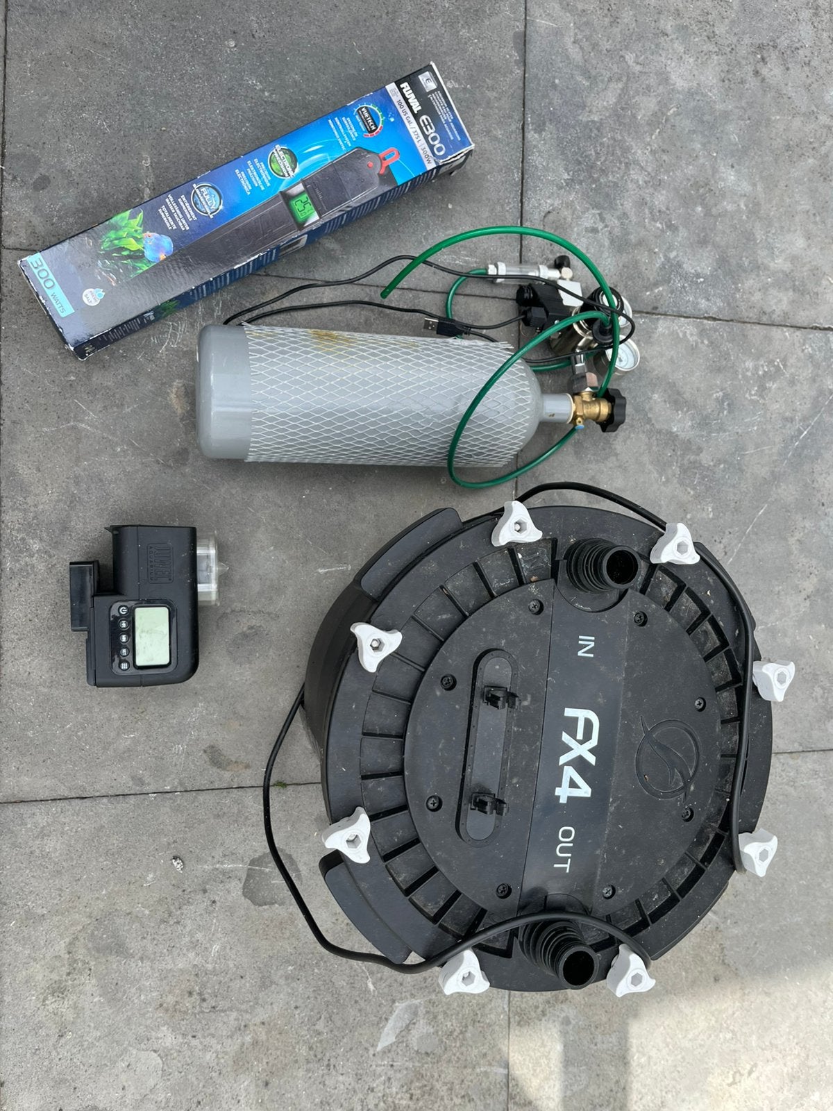 Fluval FX4 pomp/warmte element + zuurstoftank en toebehoren., Dieren en Toebehoren, Ophalen, Gebruikt, Pomp, Fluval