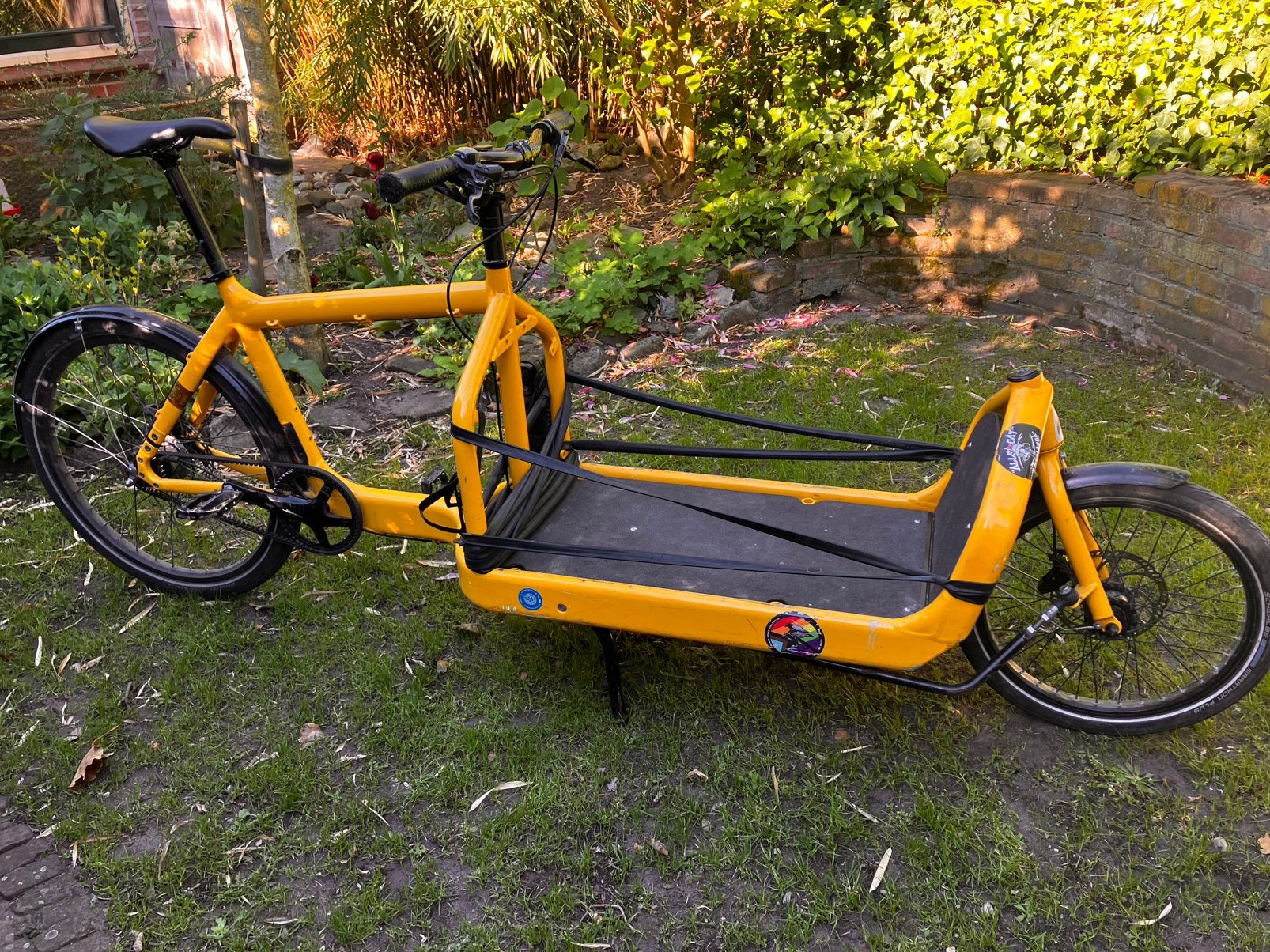 Achterwiel vrachtfiets met Alfine 8 naafversnelling, Fietsen en Brommers, Fietsonderdelen, Ophalen of Verzenden, Gebruikt, Wiel