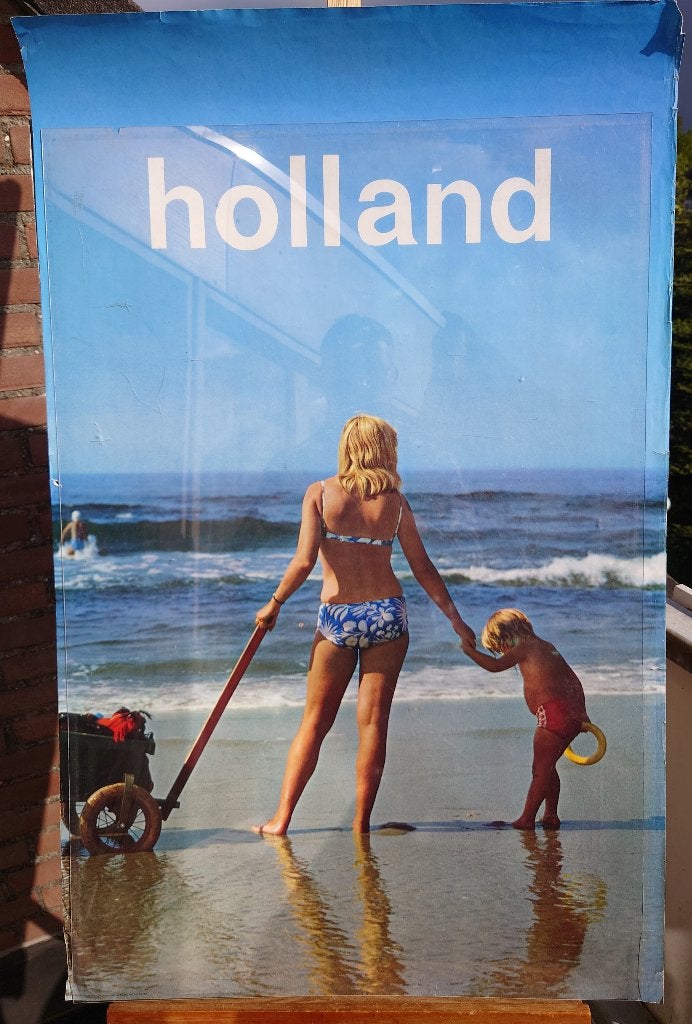 ~1970 Holland, groot toeristische affiche, Origineel! ANVV, Antiek en Kunst, Ophalen of Verzenden