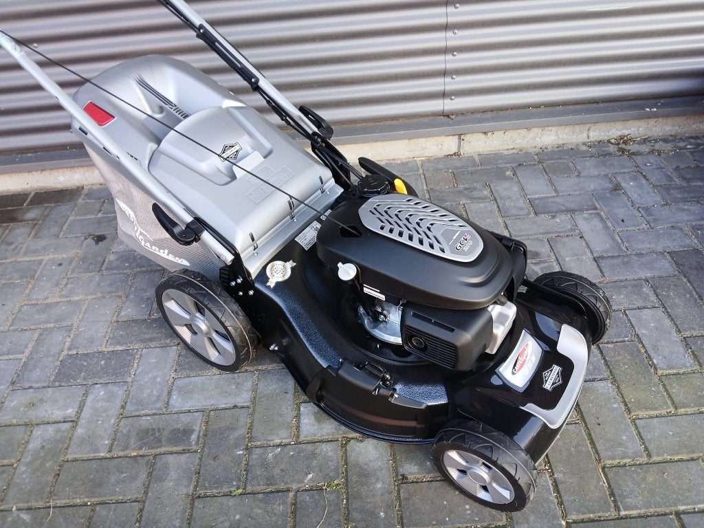 Castelgarden grasmachine met Honda motor 53 cm, Ophalen, Cirkelmaaier, Elektrische grasmaaier, Versnellingen