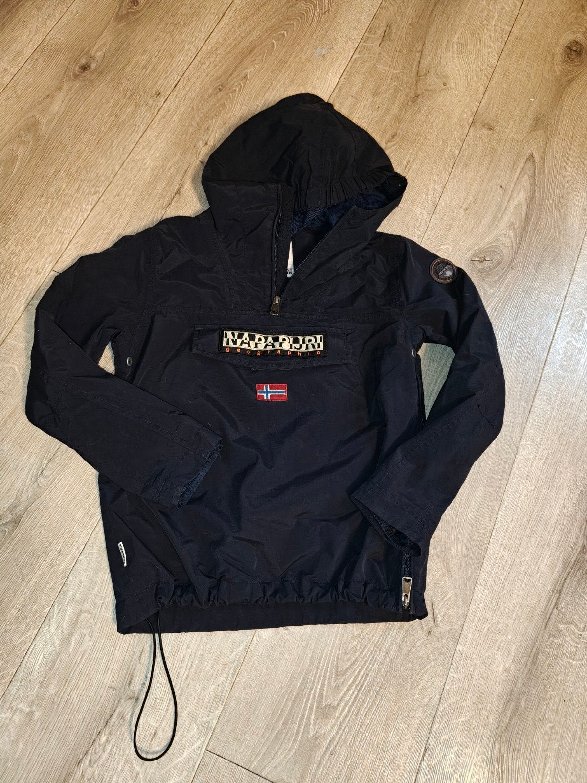 Napapijri Skidoo Anorak Jas Zwart Maat 152, Zwart, Ophalen of Verzenden, Zo goed als nieuw, Maat 34 (XS) of kleiner