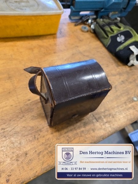 Metrawatt objectieve lichtmeter foot candle in leren houder, Ophalen