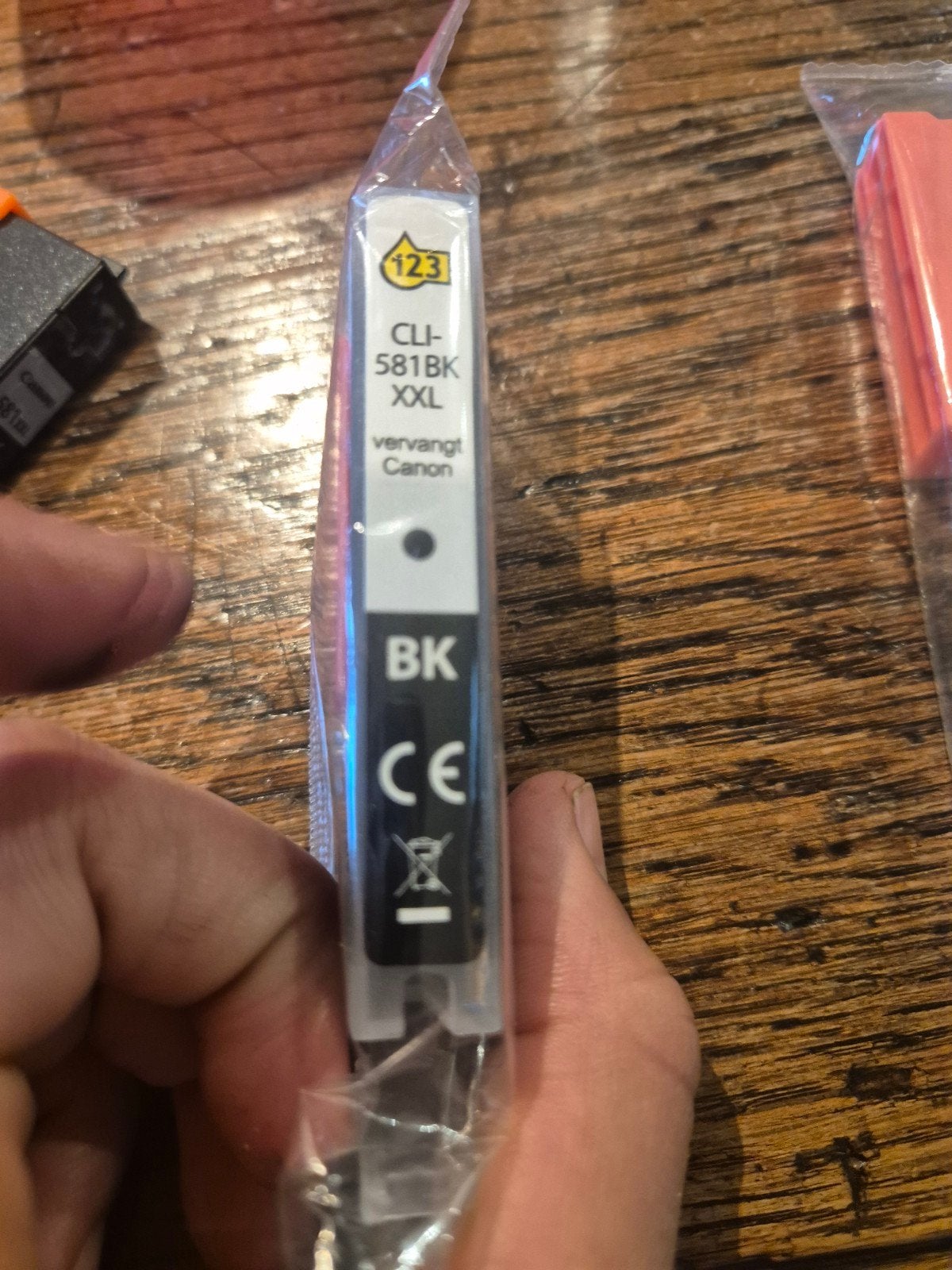 3x Canon CLI-581XXL BK Inktpatronen - Zwart (XXL), Ophalen, Nieuw, Cartridge, Canon