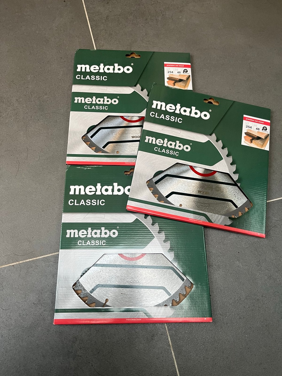 Nieuwe Metabo Zaagbladen 254mm en stofzak / zaagzakken, Cirkelzaag, -, -, Nieuw