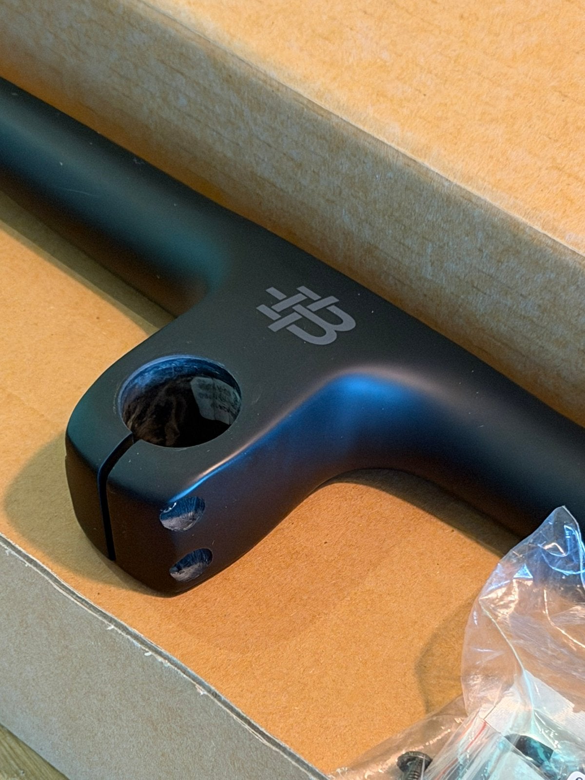 Black inc - carbon mtb stuur stuurpen cockpit, Fietsen en Brommers, Stuur, Ophalen of Verzenden, Zo goed als nieuw, Mountainbike