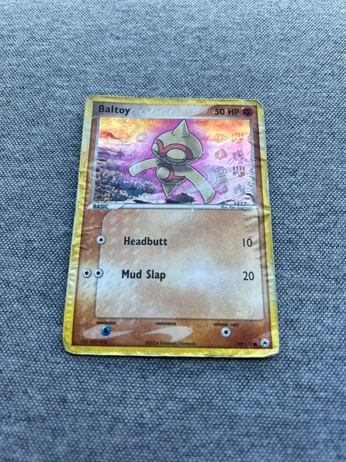 Pokémon kaart - Baltoy 53/101, Ophalen of Verzenden, Zo goed als nieuw