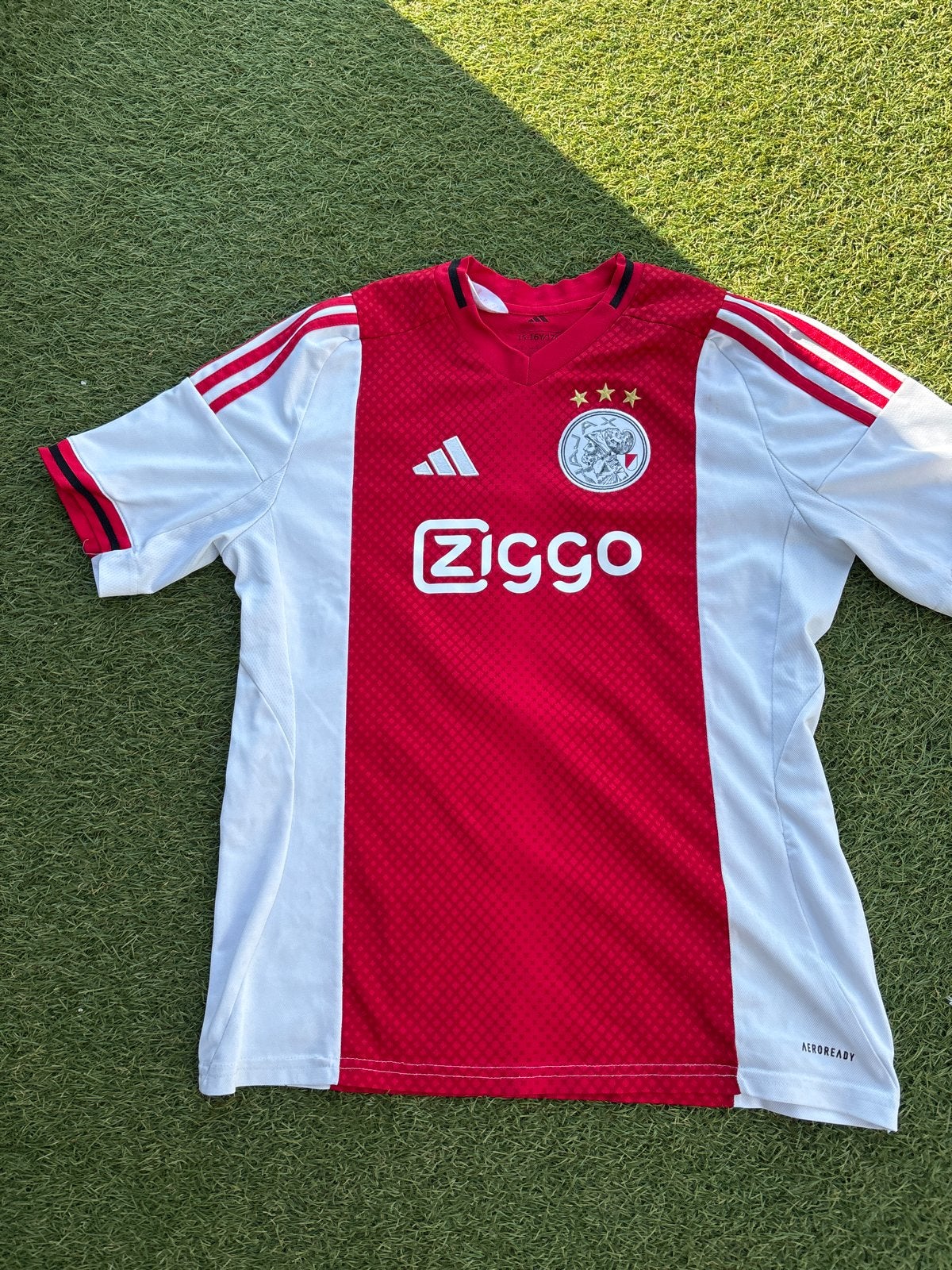 Ajax shirt maat 170/176 met opdruk Taylor, zo goed als nieuw, Kinderen en Baby's, Kinderkleding | Maat 170, Ophalen of Verzenden