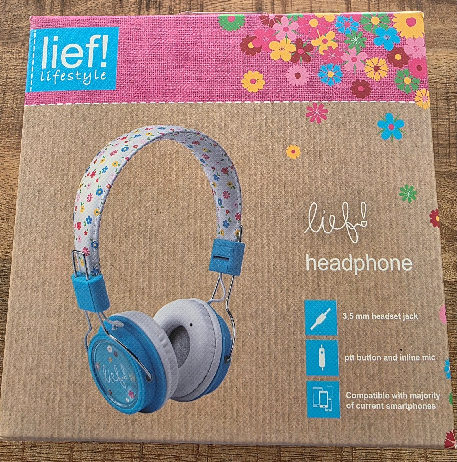 Lief! Lifestyle koptelefoon - Zo goed als nieuw, Meerkleurig, Zo goed als nieuw, Over-ear, Microfoon