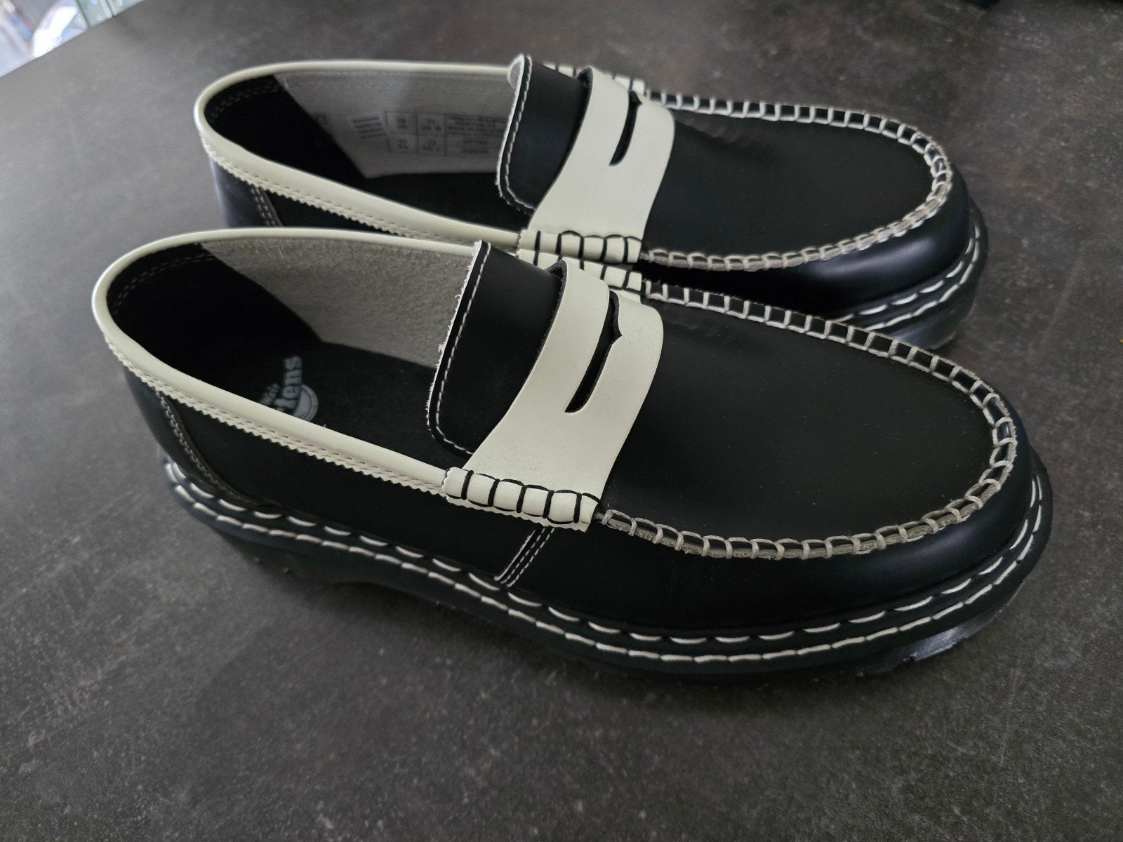 Dr Martens leren loafers zwart wit maat 45 nieuw, Kleding | Heren, Schoenen, Loafers, Zwart, Nieuw, Ophalen of Verzenden