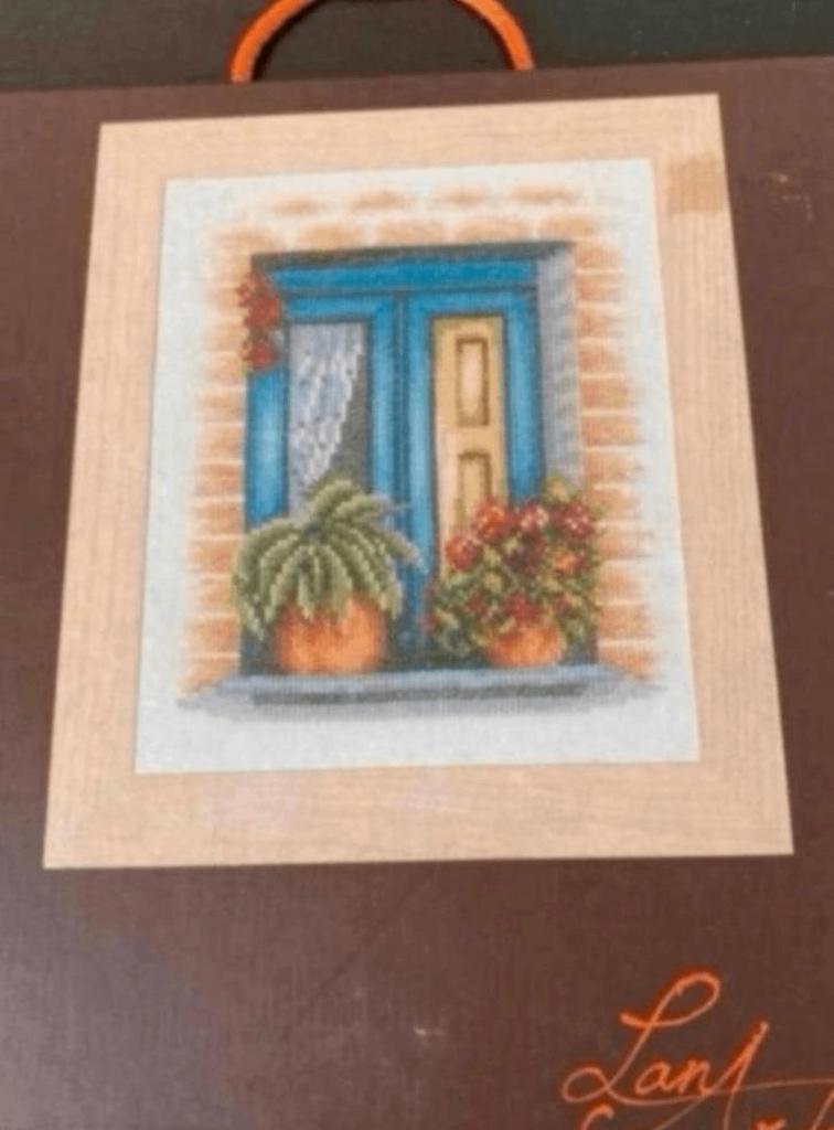 BORDUURPAKKET LANARTE BLUE WINDOW, Verzenden, Nieuw, Handborduren, Borduurpakket