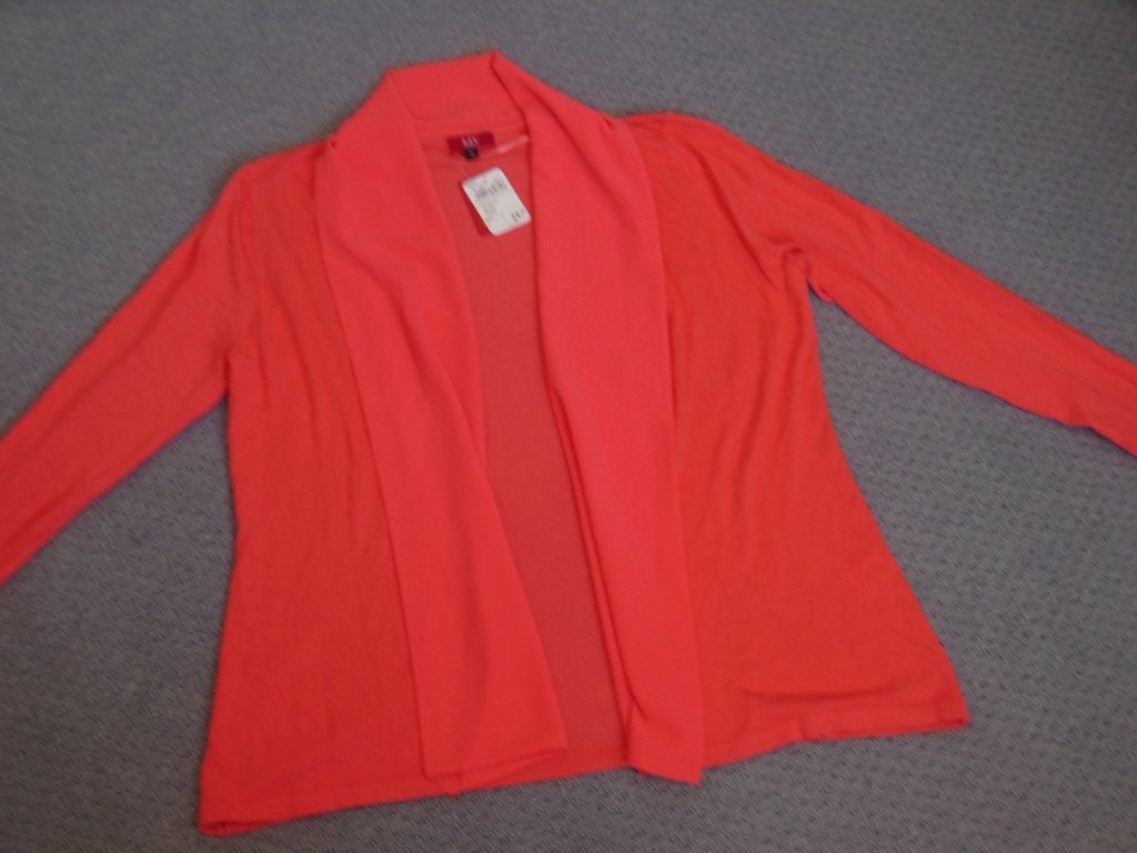 Leuk dun vest met een soort sjaalrand.,nieuw.mt xl, Overige kleuren, Maat 42/44 (L), Nieuw, Ophalen of Verzenden