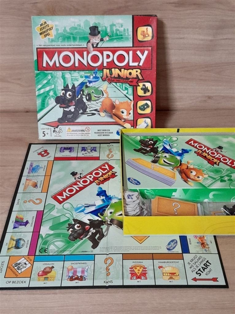 Monopoly Junior - mijn eerste monopoly - s5331, Verzenden, Zo goed als nieuw