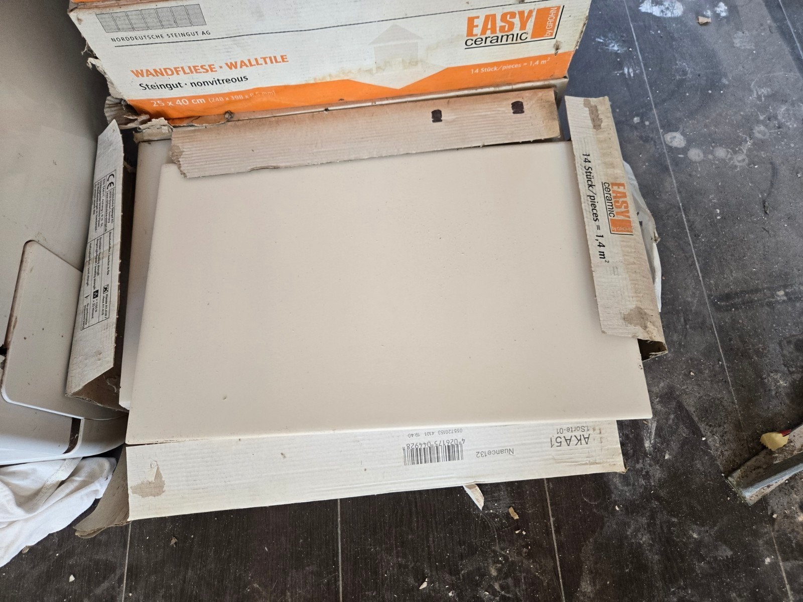 Wandtegels Easy Ceramic 25x40 cm, Ophalen, Nieuw, 5 tot 10 m², 20 tot 40 cm