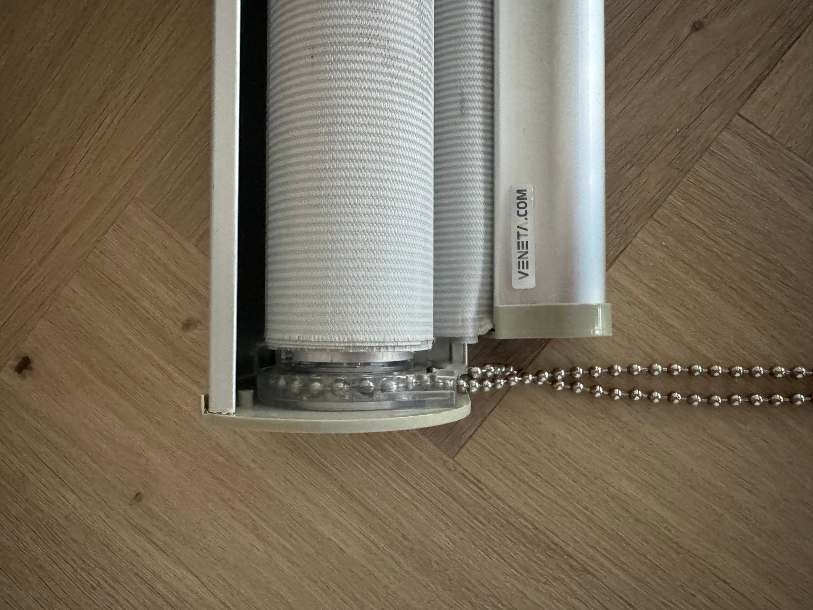Veneta Duo Rolgordijn 'Entry' Lichtgrijs - 2370x1620mm, Huis en Inrichting, Ophalen, Overige merken, Duo rolgordijn, Zo goed als nieuw