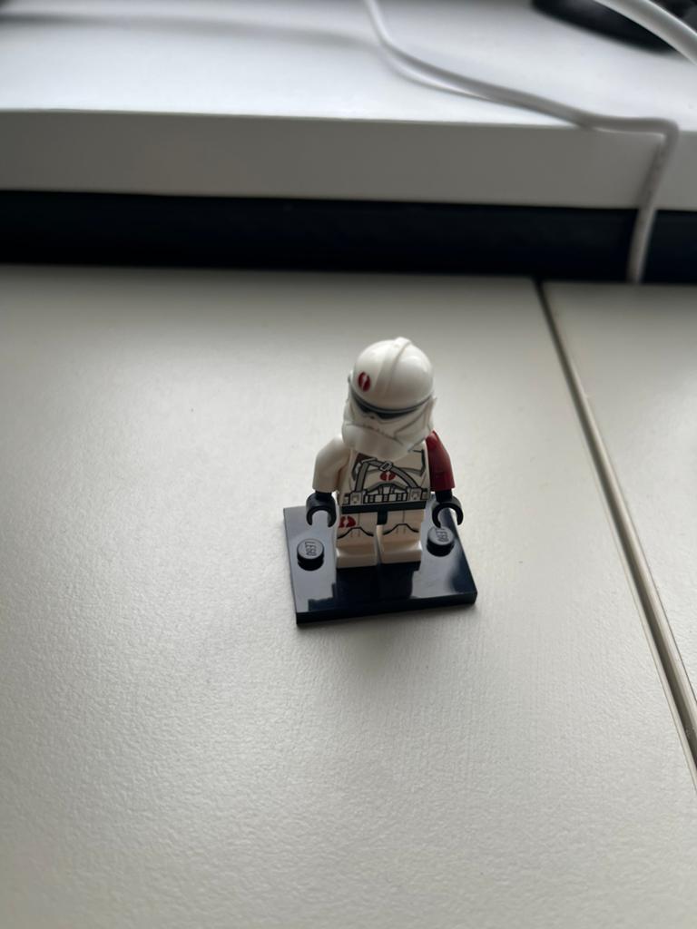 Zeldzame Barc Clone Trooper Lego Star Wars minifig, Ophalen, Zo goed als nieuw, Actiefiguurtje