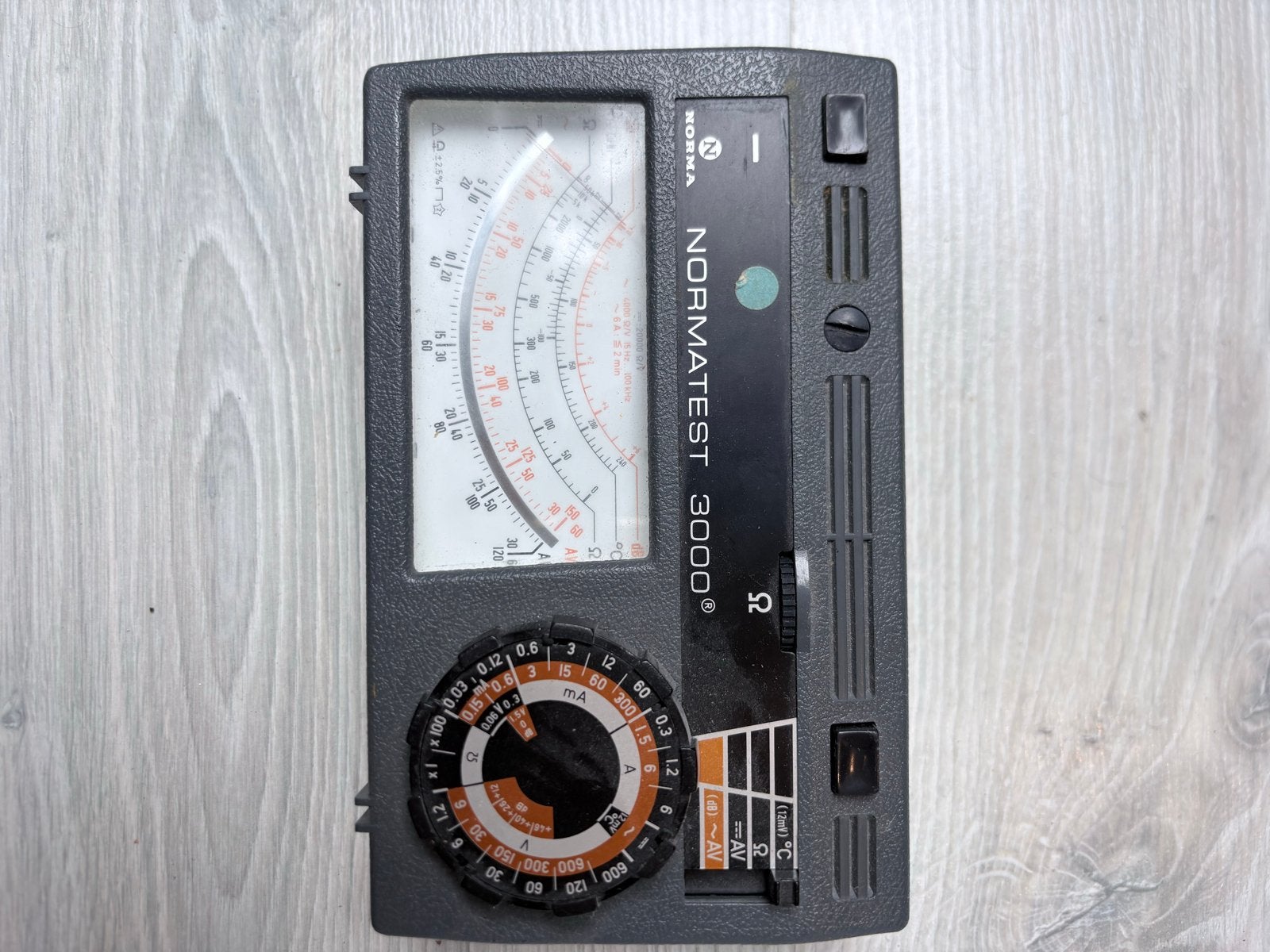 NORTA Normatest 3000 Multimeter - Vintage Analoge Meter, Doe-het-zelf en Verbouw, Ophalen, Gebruikt, Multimeter