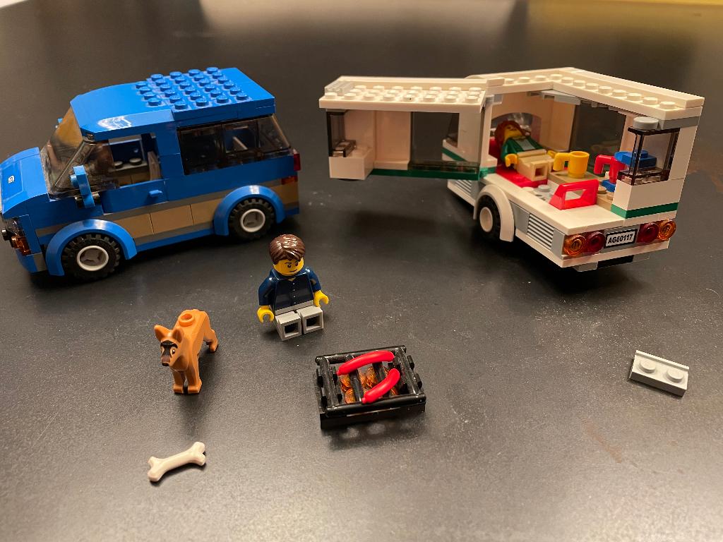 LEGO City Busje & Caravan - 60117, Compleet, City, Lego, Ophalen of Verzenden