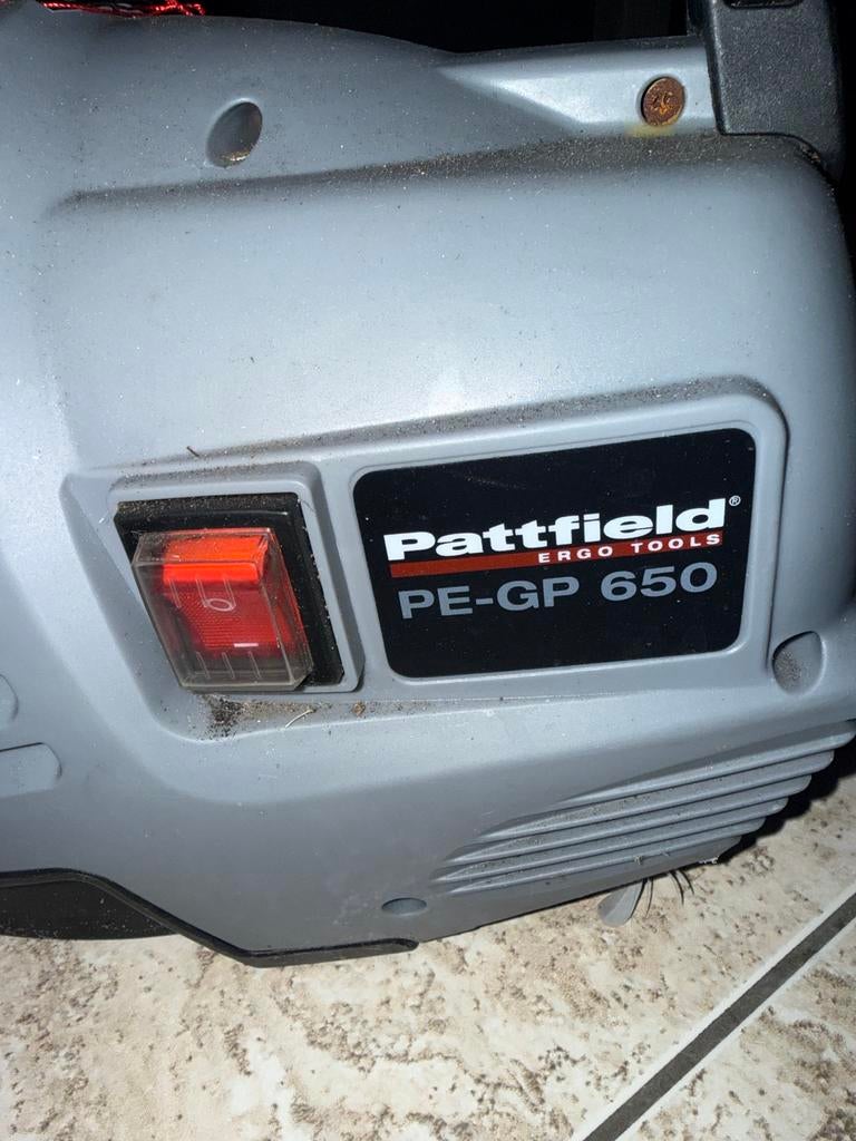 Pattfield PE-GP 650 Tuinpomp - 650 Watt, Ophalen of Verzenden, Gebruikt, Elektrisch, Besproeiingspomp