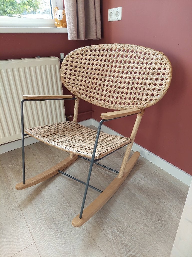 Ikea GRÖNADAL schommelstoel, Ophalen, Overige kleuren, Zo goed als nieuw, Metaal