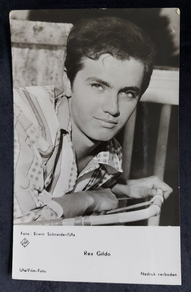 Rex Gildo kaart 1961, Ophalen of Verzenden, Gebruikt, Foto of Kaart