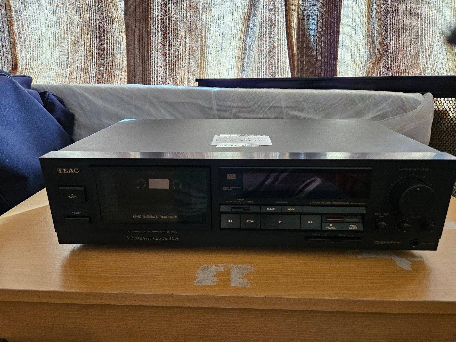 TEAC V-370 Stereo Cassette Deck - Vintage Cassettedeck, Ophalen, Enkel, Overige merken, Tiptoetsen
