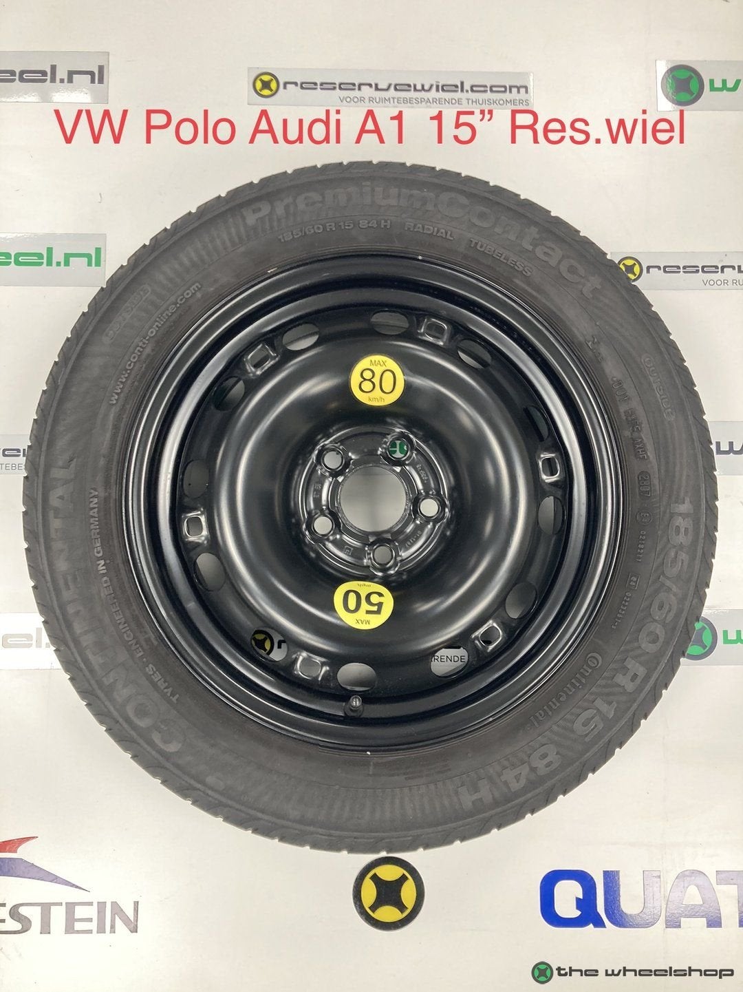 Reservewiel Thuiskomer VW Polo , Seat Ibiza , Skoda Fabia  1, Auto-onderdelen, Gebruikt, -, -, Banden en Velgen