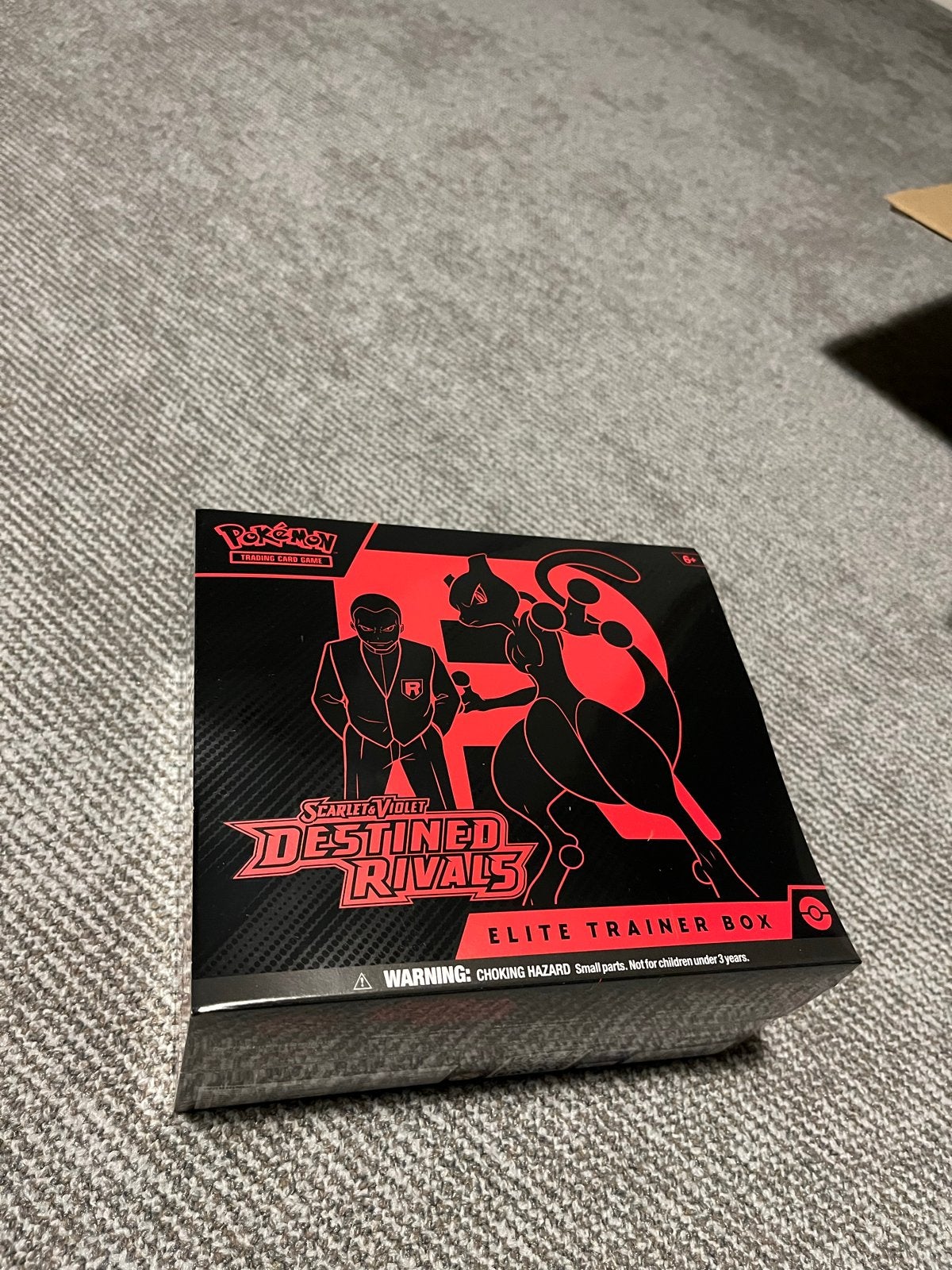 Pokémon Scarlet & Violet Destined Rivals Elite Trainer Box, Ophalen of Verzenden, Nieuw, Overige typen