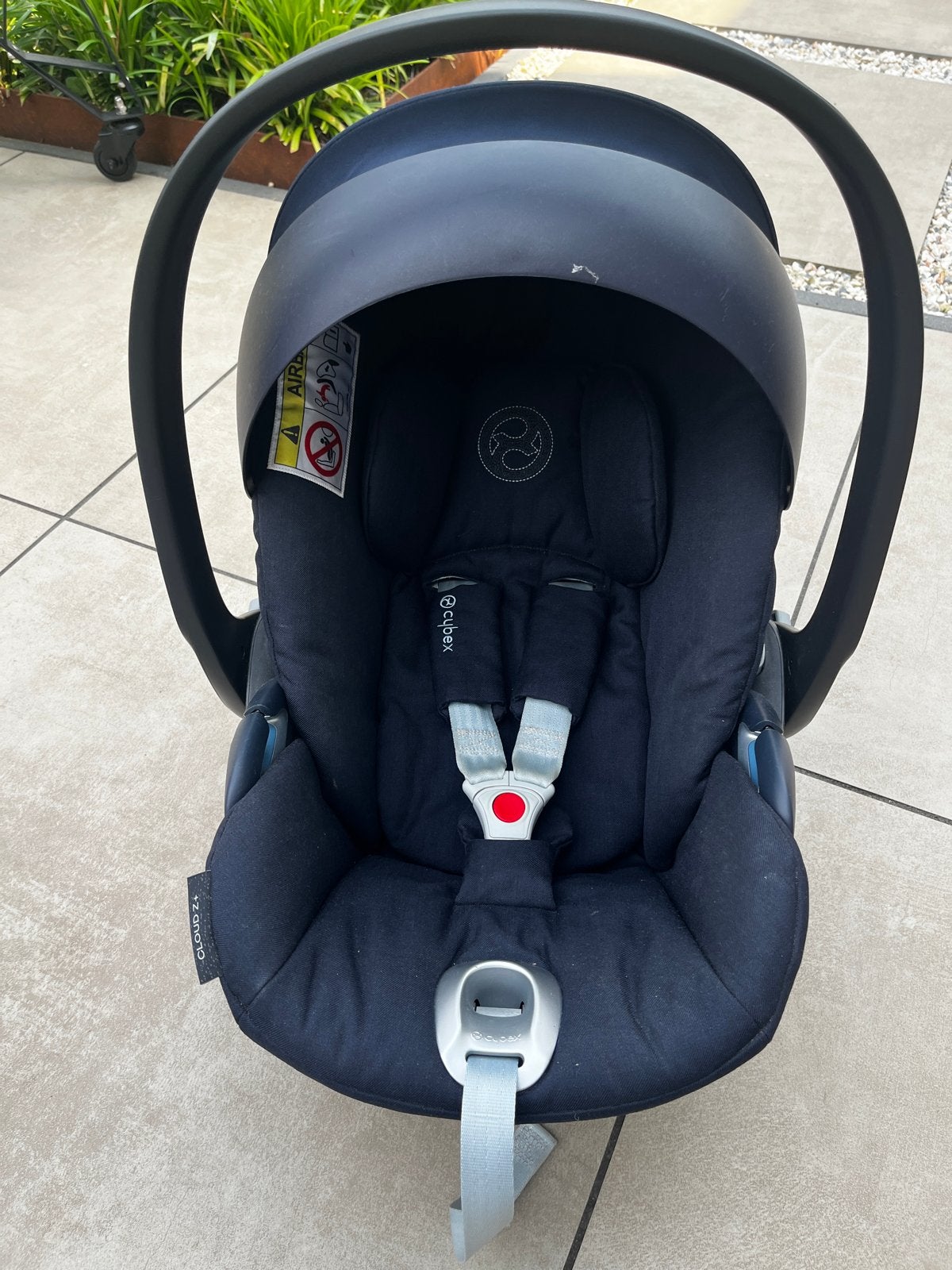 Cybex Cloud Z+ autostoel met ligstand, Autogordel of Isofix, Gebruikt, Slaapstand, 0 t/m 13 kg
