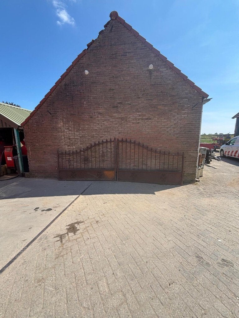 Dubbel draaipoort, Tuin en Terras, Tuinpoorten, Ophalen, Gebruikt, 150 tot 200 cm, IJzer