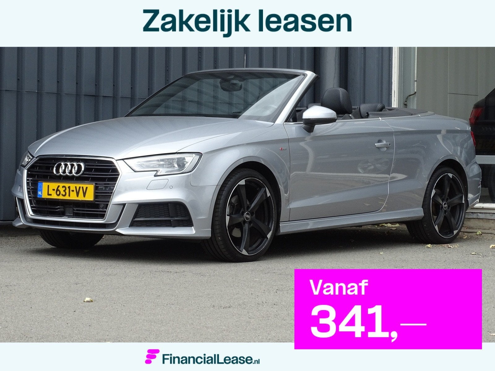 Audi A3 Cabriolet 35 TFSI CoD Design Pro Line Plus S-Line |, 4 cilinders, 4 stoelen, Benzine, 750 kg