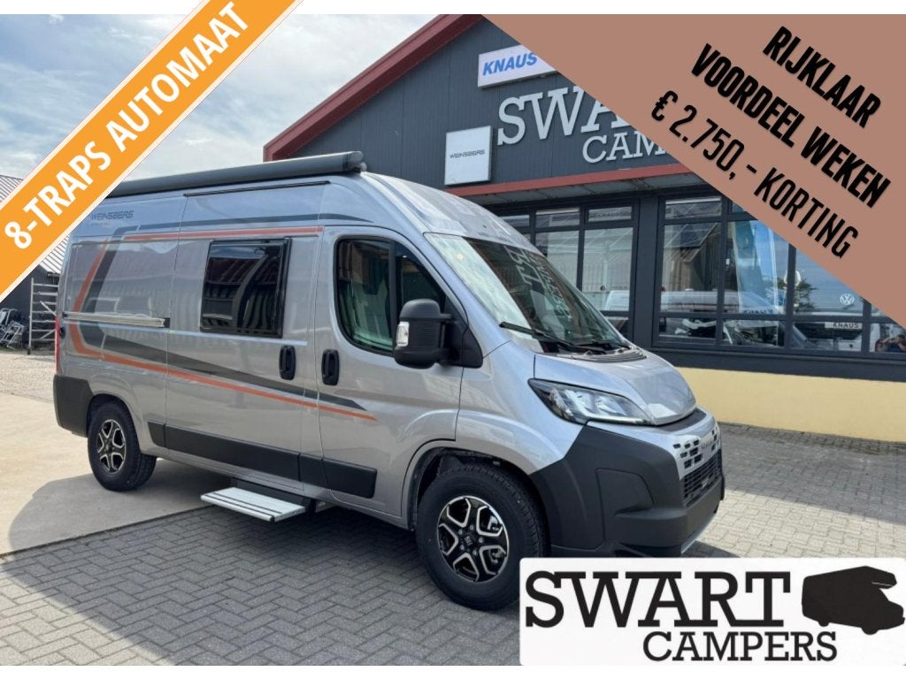 Weinsberg CaraBus 540 MQ Edition [Fire] 8 traps automaat, Caravans en Kamperen, Automaat, Ringverwarming, Fiat, Koelkast