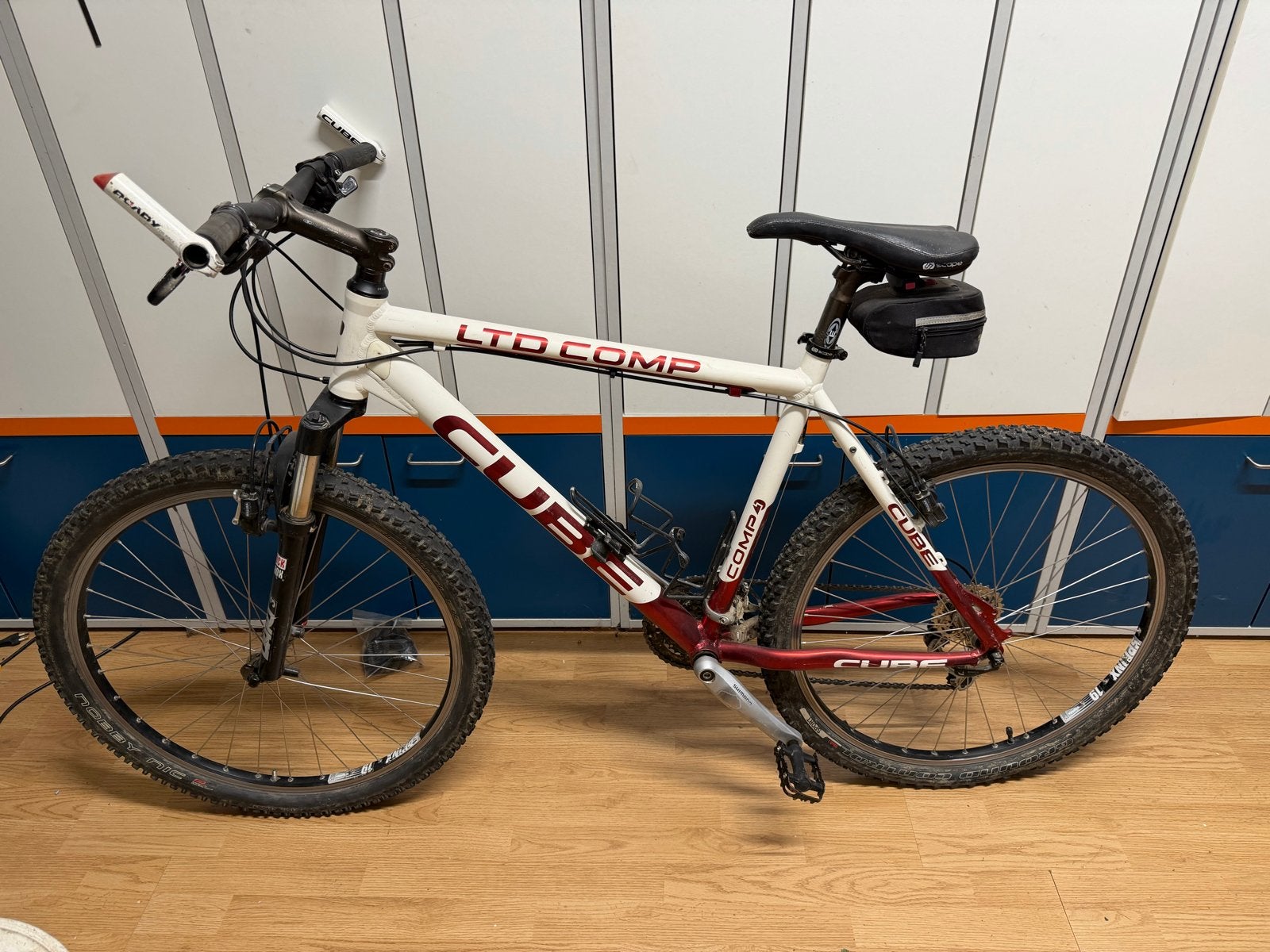 Cube LTD Comp Mountainbike - Wit/Rood, Gebruikt, 57 cm of meer, Hardtail, Ophalen