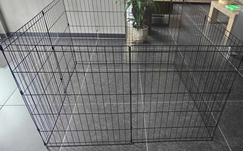 Hek, speelruimte puppys,  kleur zwart, Dieren en Toebehoren, Ophalen of Verzenden
