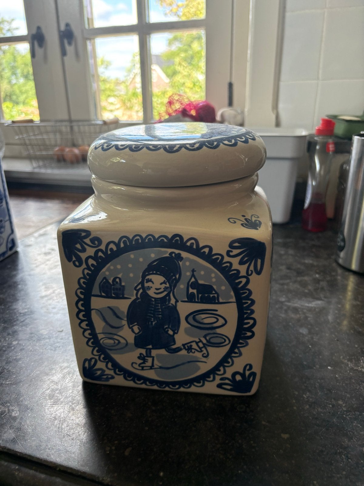 Kleine Blond Amsterdam voorraadpot, Huis en Inrichting, Keuken | Servies, Zo goed als nieuw, Overige typen, Overige stijlen, Keramiek