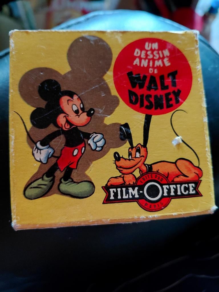 Vintage Walt Disney Film-Office Mickey Mouse doosje, Verzamelen, Disney, Beeldje of Figuurtje, Mickey Mouse, Ophalen of Verzenden