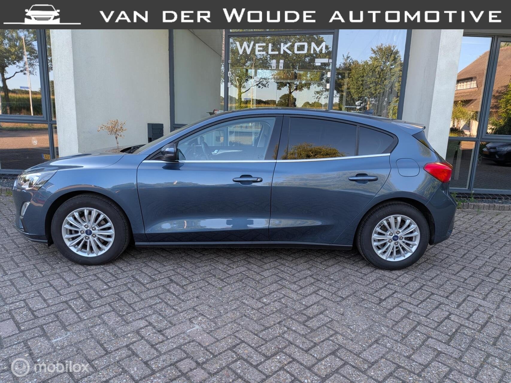 Ford Focus 1.0 EcoBoost Hybrid Titanium X Business, Auto's, Euro 6, Blauw, Origineel Nederlands, Bedrijf