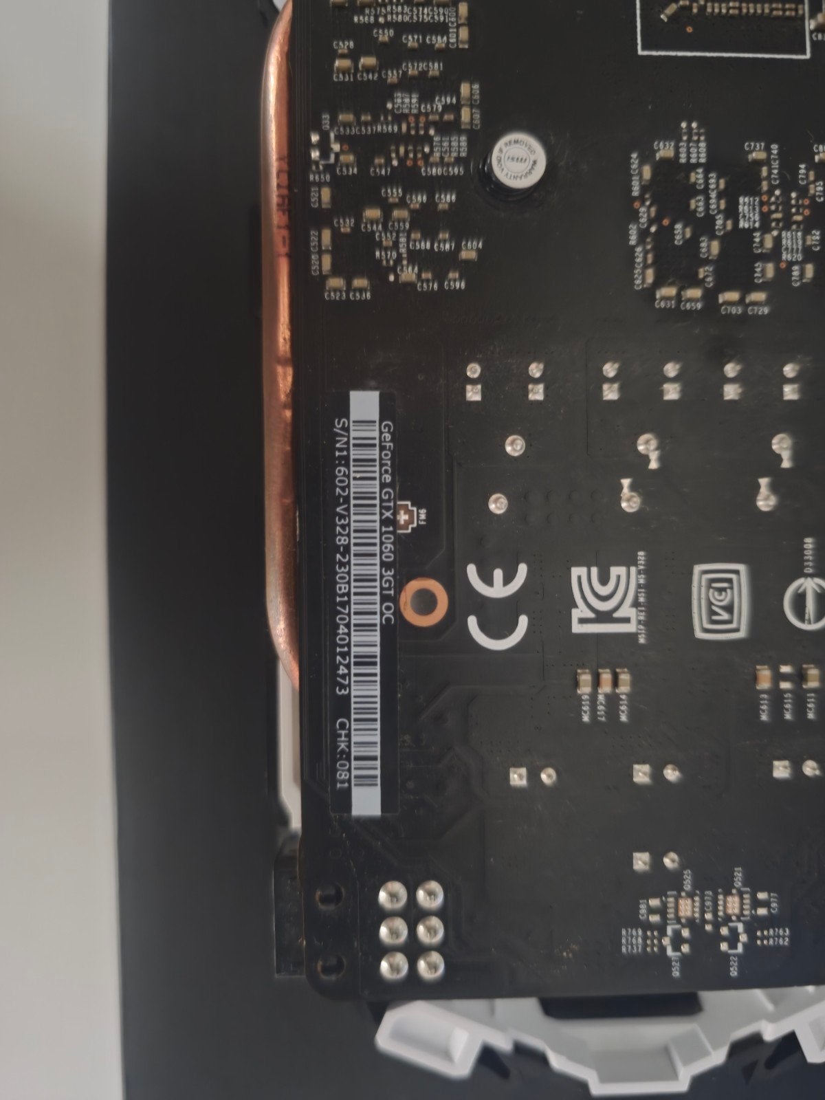 MSI GeForce GTX 1060 3GT OC Grafische Kaart, Computers en Software, Ophalen, PCI-Express 3, Gebruikt, HDMI