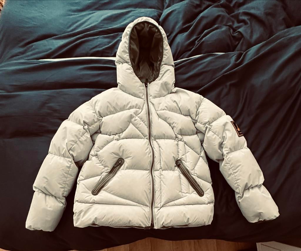 Palace x Maharishi Temple Balaclava Puffa Jacket Ice Large, Ophalen of Verzenden, Nieuw, Maat 52/54 (L), Wit