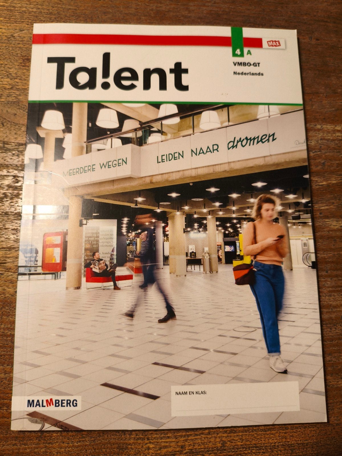 Talent 4A VMBO-GT Nederlands Malmberg, VMBO, Ophalen of Verzenden, Nederlands, Polly den Tenter, Saarein te Brake, Marijke van der Hulst