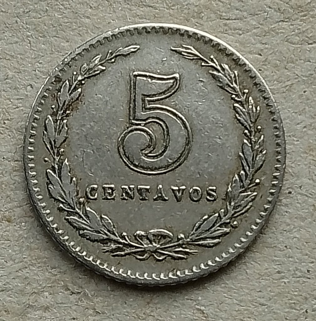Argentinië, 5 centavos 1909, Ophalen of Verzenden, Zuid-Amerika, Losse munt