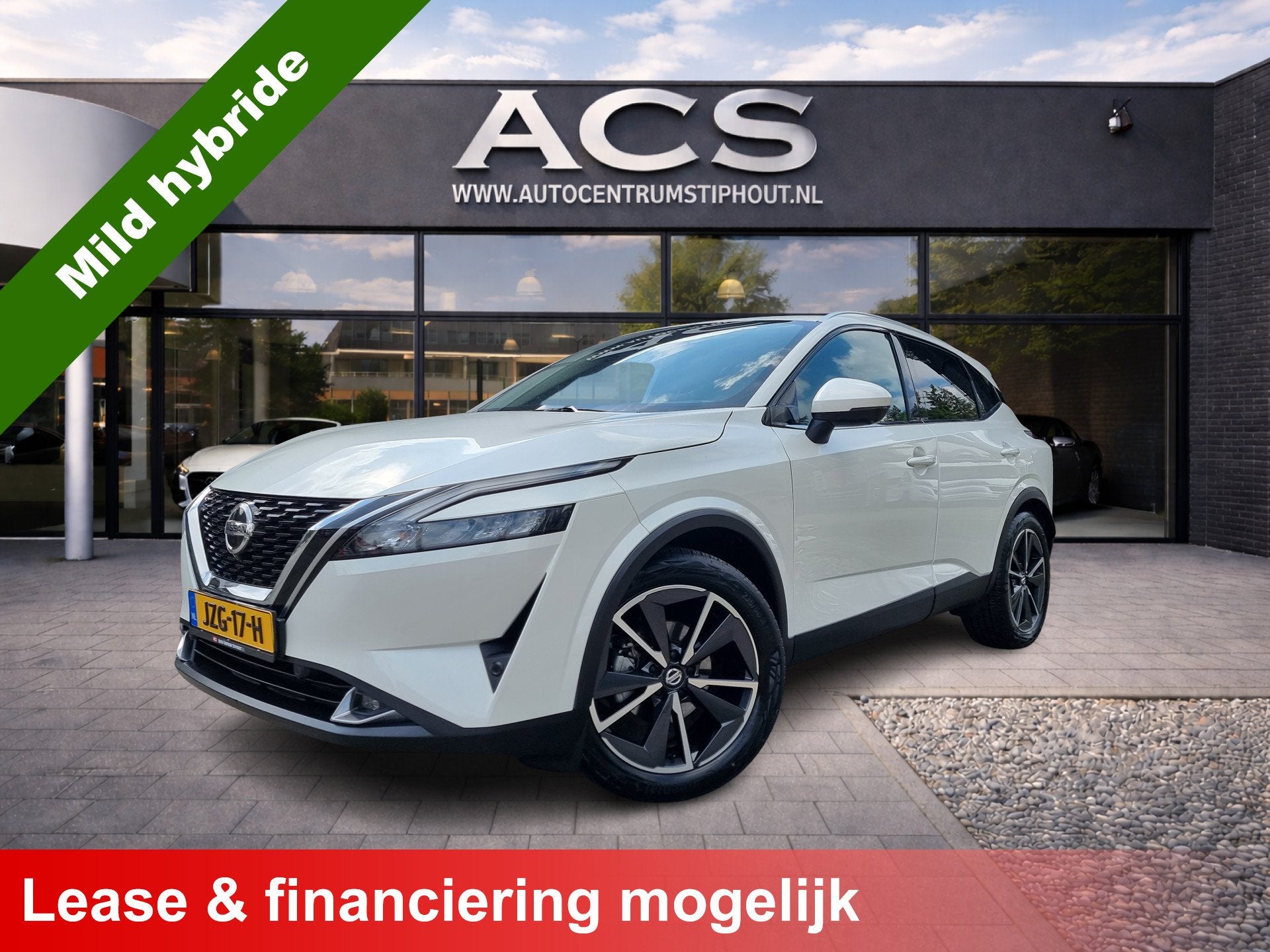 Nissan QASHQAI 1.3 MHEV Xtronic N-Connecta | Slechts 11dkm!, Auto's, Stof, Wit, Bedrijf, Qashqai