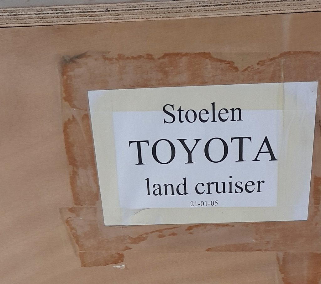 Toyota land cruiser achter stoelen  2005 grijs leder, Ophalen of Verzenden, Nieuw, Toyota