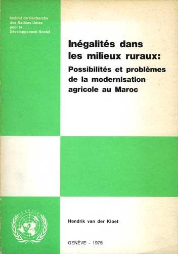 Inegalites dans les milieux ruraux - Hendrik van der Kloet, Sociale wetenschap, Ophalen of Verzenden, Zo goed als nieuw, Hendrik van der Kloet