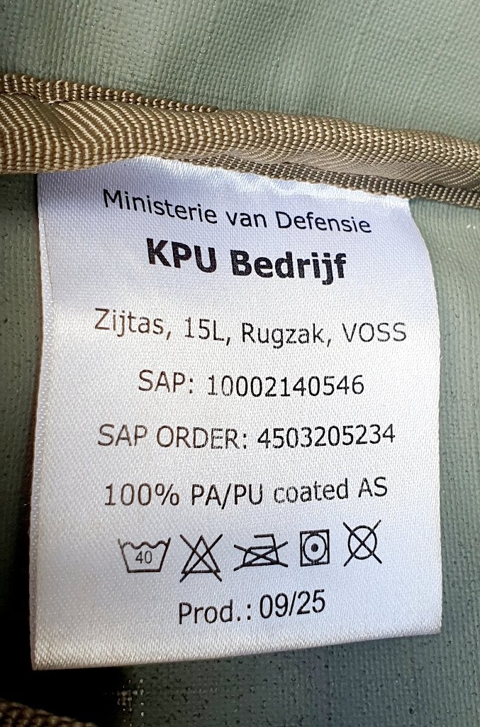 Foto 20 van Nieuwe NED KL NFP Voss Rugzak Rugtas 37 Liter NU € 99,95 !!!