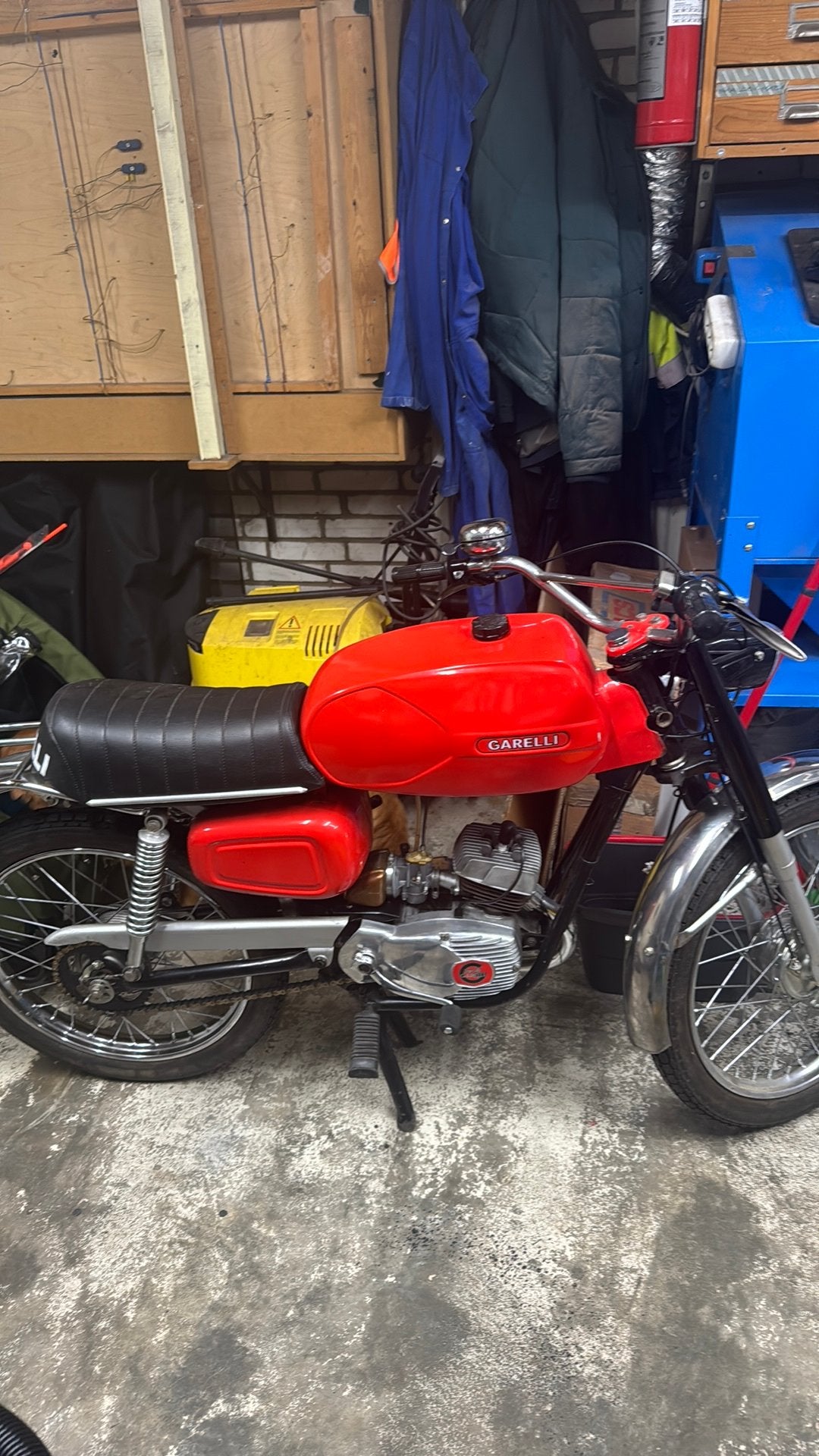 Garelli bromfiets, Fietsen en Brommers, Brommers | Oldtimers, Maximaal 45 km/u, Ophalen, Overige merken, 4 versnellingen
