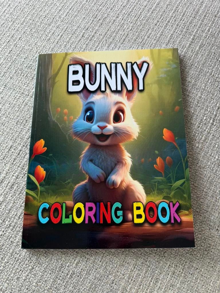 Coloring book Bunny kleurboek konijn Nieuw, Ophalen of Verzenden, Nieuw, Non-fictie