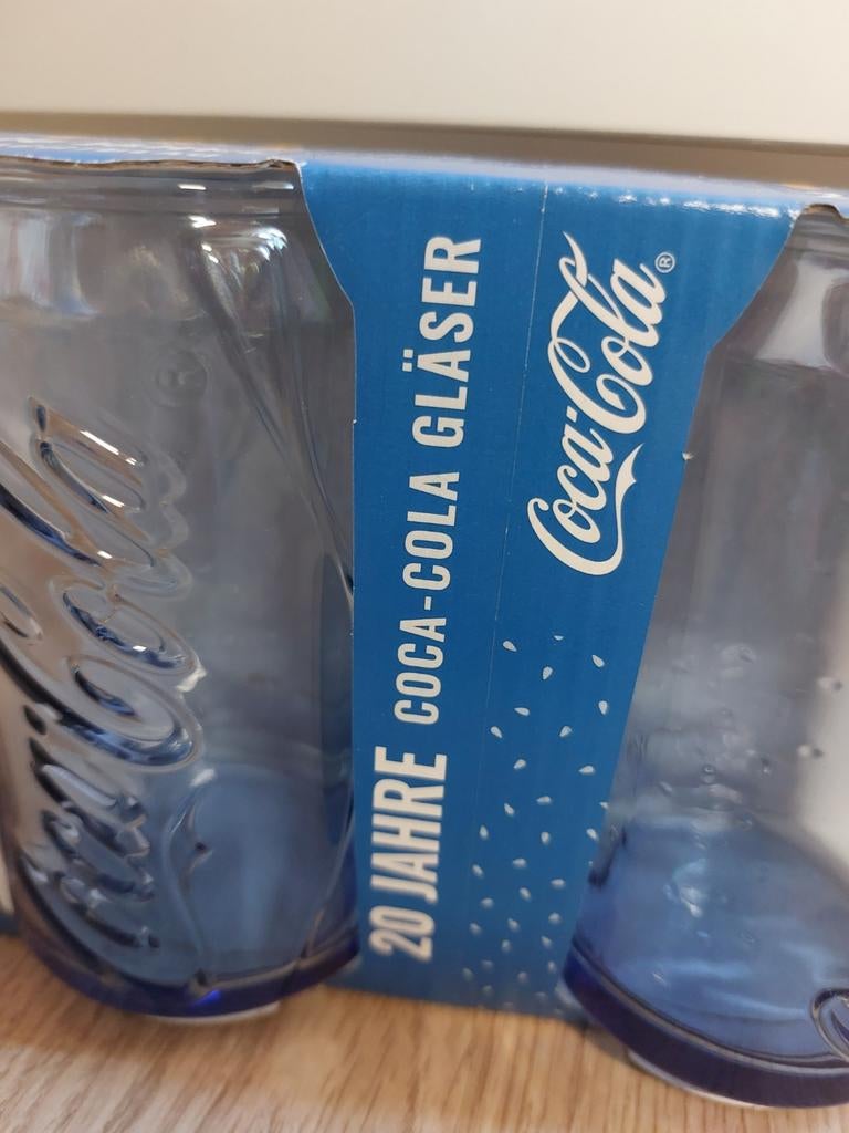 Mcdonalds glazen coca cola 20 jaar, Verzamelen, Glas en Borrelglaasjes, Ophalen of Verzenden